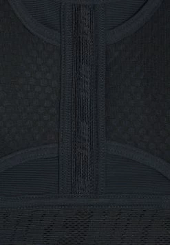 Nike Performance BRA - Medium Support Sports Bra - Black/dark Smoke Grey -Nike Performance store 3bfaed2978bf40e380a78aa518f2909e