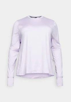 Nike Performance ELEMENT CREW PLUS - Long Sleeved Top - Doll/barely Grape/silver