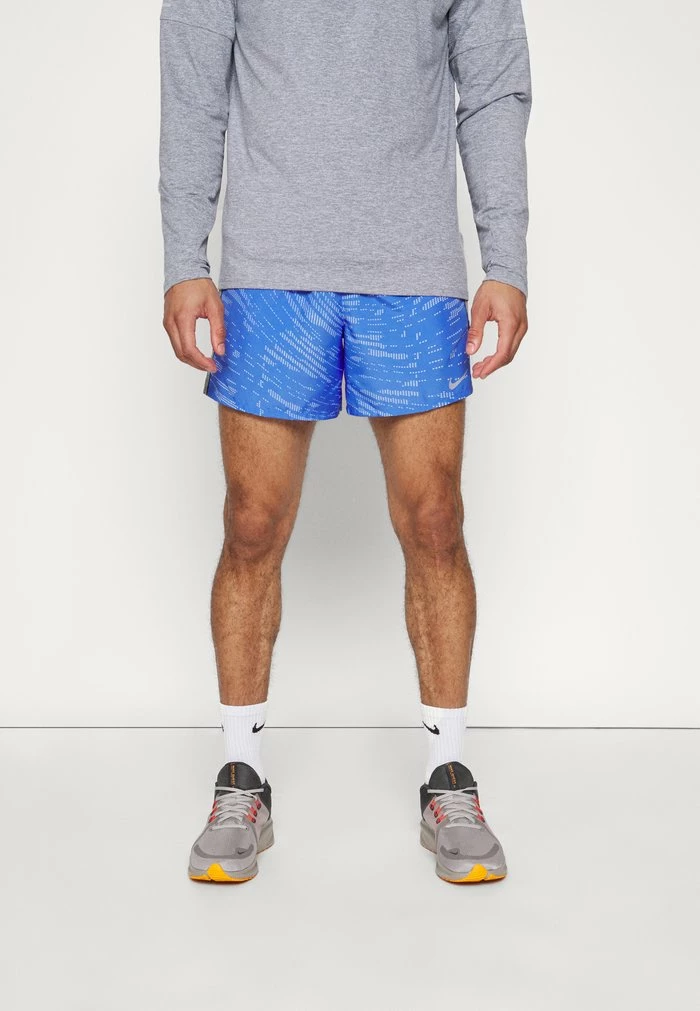 Nike Performance STRIDE - Sports Shorts - Medium Blue/silver 3 Nike Performance STRIDE - Sports Shorts - Medium Blue/silver - Image 3