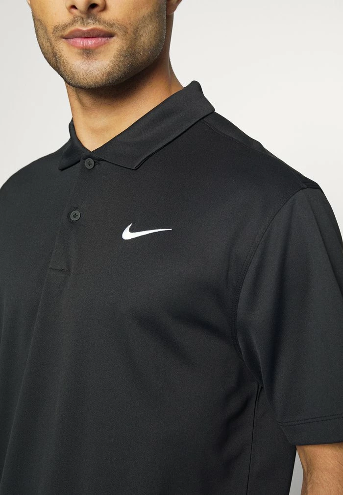 Nike Performance SOLID - Polo Shirt - Black/white 6 Nike Performance SOLID - Polo Shirt - Black/white - Image 6