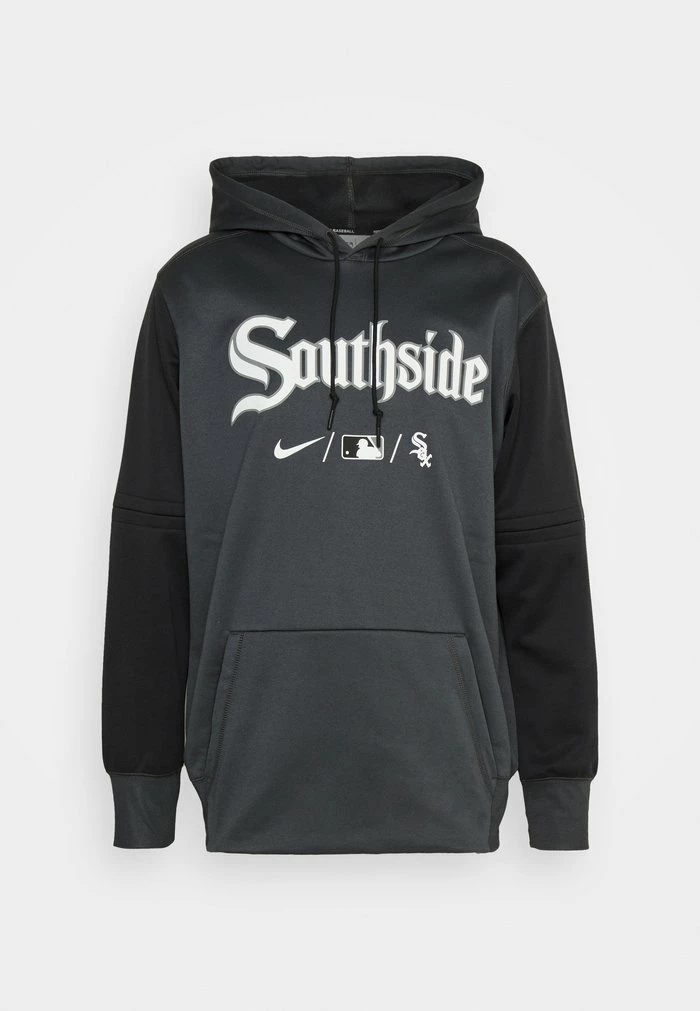 Nike Performance MLB CHICAGO SOX CITY CONNECT THERMA HOODIE - Hoodie - Anthracite/black 4 Nike Performance MLB CHICAGO SOX CITY CONNECT THERMA HOODIE - Hoodie - Anthracite/black - Image 4