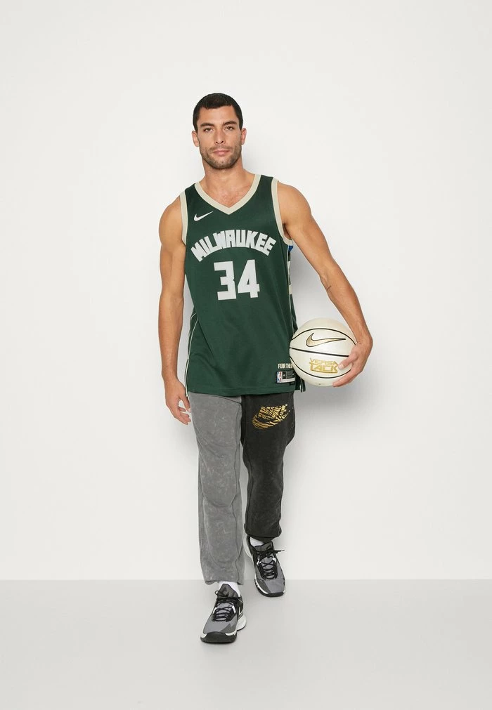Nike Performance NBA GIANNIS ANTETOKOUNMPO MILWAUKEE BUCKS SWINGMAN ICON - NBA Jersey - Fir 2 Nike Performance NBA GIANNIS ANTETOKOUNMPO MILWAUKEE BUCKS SWINGMAN ICON - NBA Jersey - Fir - Image 2