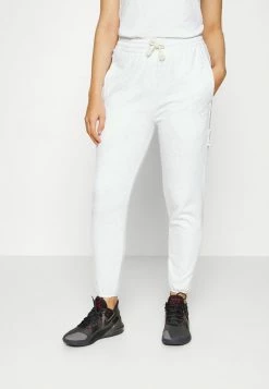 Nike Performance STANDARD ISSUE PANT - Tracksuit Bottoms - Birch Heather/pale Ivory