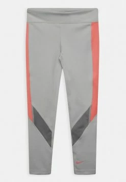 Nike Performance ONE - Leggings - Light Smoke Grey/smoke Grey/pink Salt/pink Salt