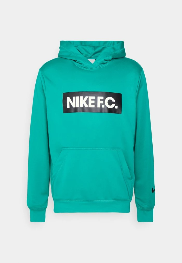Nike Performance FC LIBERO HOODIE - Hoodie - Neptune Green/white/black 4 Nike Performance FC LIBERO HOODIE - Hoodie - Neptune Green/white/black - Image 4