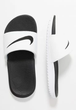Nike Performance KAWA SLIDE UNISEX - Pool Slides - White/black