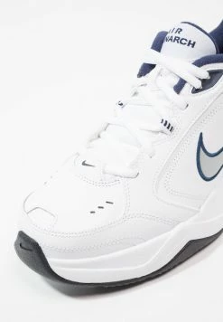 Nike Performance AIR MONARCH IV - Trainers - White/metallic Silver -Nike Performance store 3f7b14f81343400e9c520f082dfccbbf