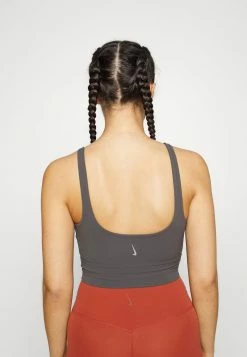 Nike Performance THE YOGA LUXE CROP TANK - Top - Medium Ash/particle Grey -Nike Performance store 3f7f9748a8a74888974263a9a2f6337f