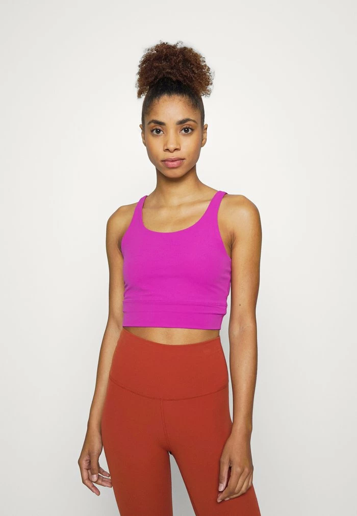 Nike Performance THE YOGA LUXE CROP TANK - Top - Cactus /villain Red 4 Nike Performance THE YOGA LUXE CROP TANK - Top - Cactus /villain Red - Image 4