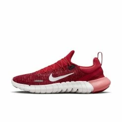 Nike Performance FREE RN 5.0 NEXT NATURE - Minimalist Running Shoes - Univ Red/white Gym Red/off Noir/pink Gaze