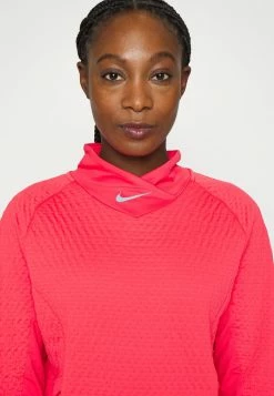 Nike Performance RUN MIDLAYER - Long Sleeved Top - Lt Fusion Red/black -Nike Performance store 4005270b8e7943198023e3c55f5d7e33