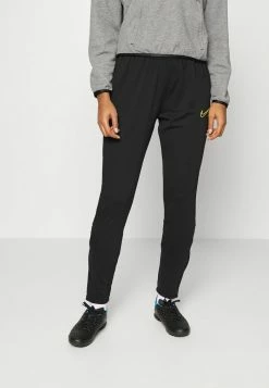 Nike Performance ACADEMY - Tracksuit Bottoms - Black/laser Orange