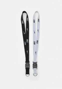 Nike Performance LANYARD DOUBLE 2 PACK - Other Accessories - Black/white