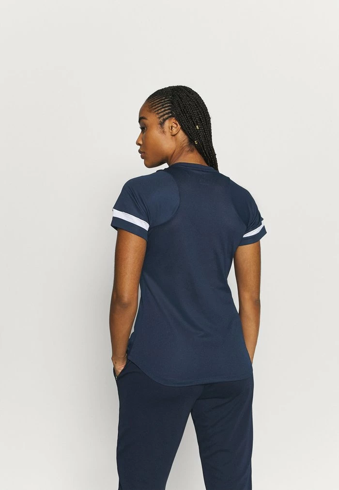 Nike Performance ACADEMY - Sports T-shirt - Obsidian/white 3 Nike Performance ACADEMY - Sports T-shirt - Obsidian/white - Image 3