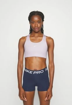 Nike Performance Medium Support Sports Bra - Doll/white
