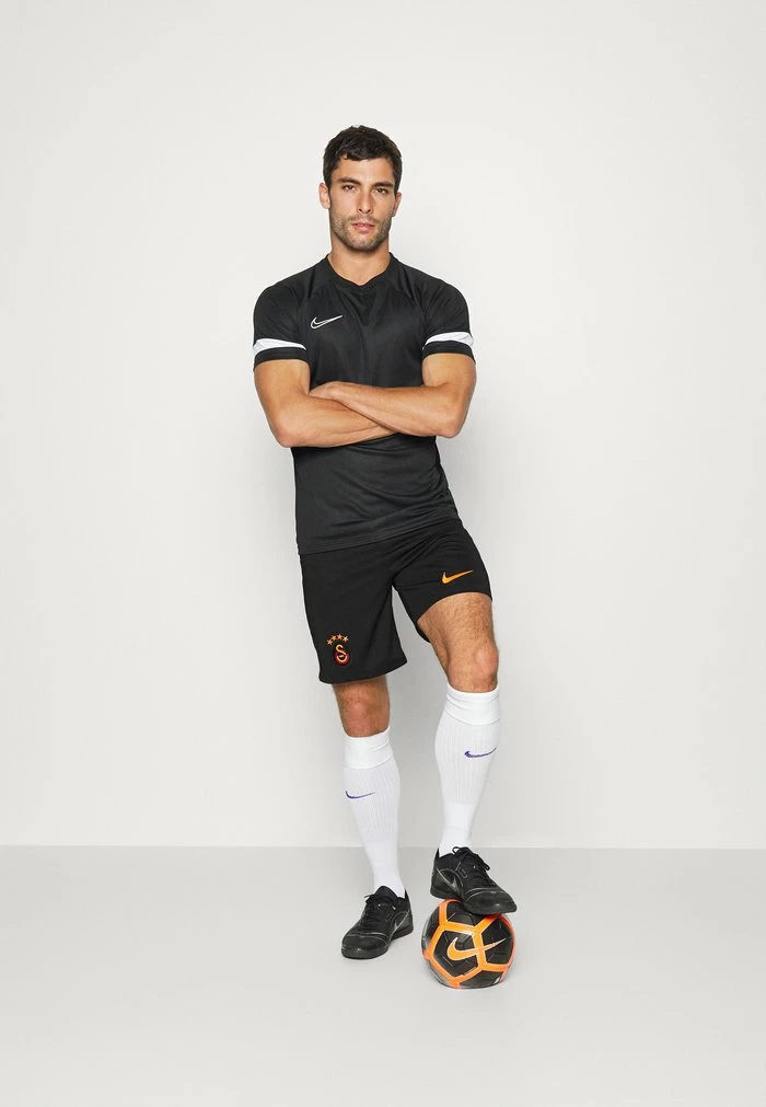 Nike Performance GALATASARAY STADIUM - Sports Shorts - Black/black/vivid Orange 2 Nike Performance GALATASARAY STADIUM - Sports Shorts - Black/black/vivid Orange - Image 2