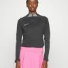 Nike Performance STRIKE - Long Sleeved Top - Black/smoke Grey/white