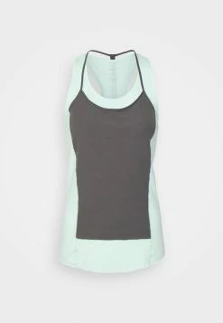 Nike Performance LUXE TANK - Top - Mint Foam/medium Ash/particle Grey -Nike Performance store 438be0ecd0b44a90accfd801505f8cff