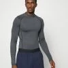 Nike Performance TIGHT MOCK - Long Sleeved Top - Iron Grey/black