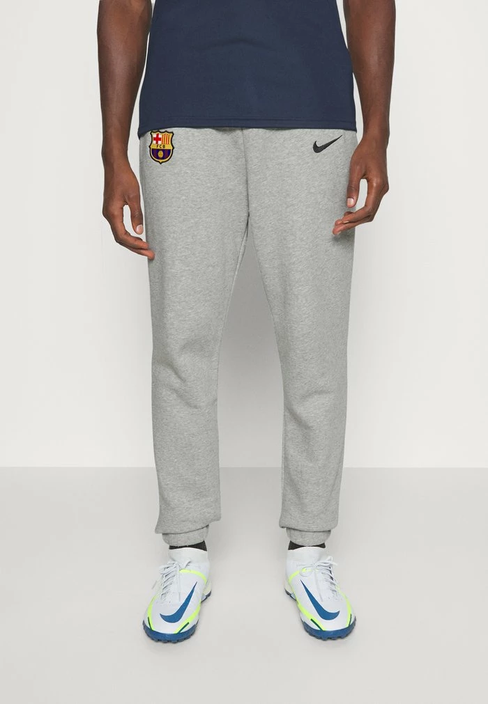 Nike Performance FC BARCELONA PANT CL - Club Wear - Dark Grey Heather/signal Blue/black 1 Nike Performance FC BARCELONA PANT CL - Club Wear - Dark Grey Heather/signal Blue/black