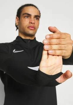 Nike Performance ACADEMY DRILL - Fleece Jumper - Black/white -Nike Performance store 44b3fdf150b84eac9091a257c5fab36b