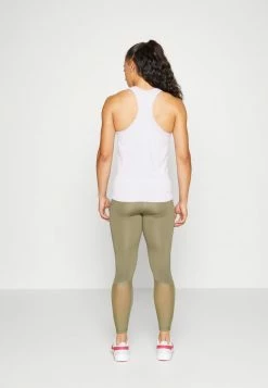 Nike Performance 365 7/8 HI RISE - Leggings - Medium Olive/black/white -Nike Performance store 44cda9edccad41ec892b0ef8a23ff30d