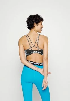 Nike Performance INDY BRA - Light Support Sports Bra - Aviator Grey/black/white -Nike Performance store 45462bc2bfce4b9ab9f3e91610bcae01