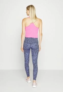 Nike Performance ONE LEOPARD - Leggings - Light Thistle White -Nike Performance store 4624b6800d3240dcb809957ddbbcb548
