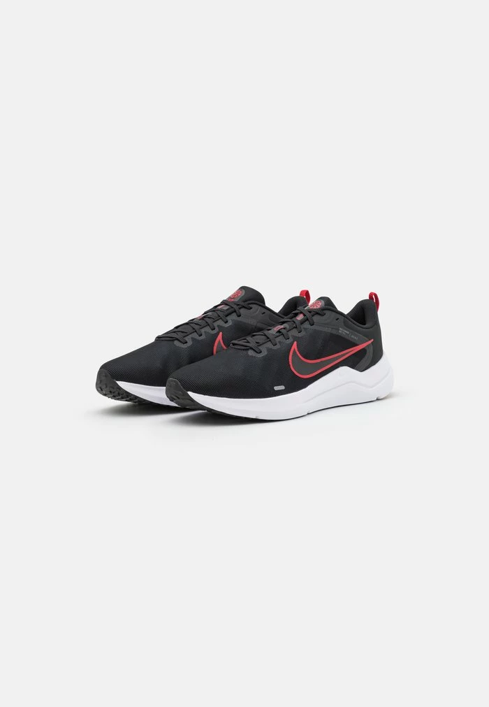 Nike Performance DOWNSHIFTER 12 - Neutral Running Shoes - Black/white/dark Smoke Grey/light Smoke Grey/iron Grey/university Red 2 Nike Performance DOWNSHIFTER 12 - Neutral Running Shoes - Black/white/dark Smoke Grey/light Smoke Grey/iron Grey/university Red - Image 2