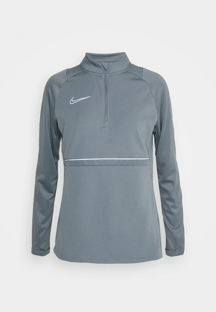 Nike Performance ACADEMY DRILL - Long Sleeved Top - Smoke Grey White White 6 Nike Performance ACADEMY DRILL - Long Sleeved Top - Smoke Grey White White - Image 6