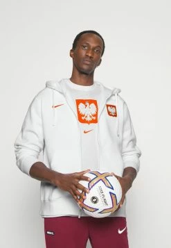 Nike Performance POLSKA CLUB HOODIE - National Team Wear - White/sport Red -Nike Performance store 4763cd464c2748088b6787a0b9195fc7