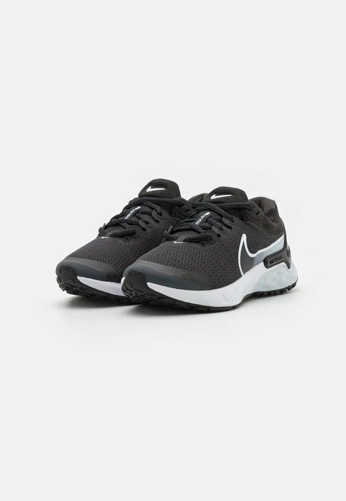 Nike Performance RENEW RUN 3 - Neutral Running Shoes - Black/white/pure Platinum/dark Smoke Grey 2 Nike Performance RENEW RUN 3 - Neutral Running Shoes - Black/white/pure Platinum/dark Smoke Grey - Image 2