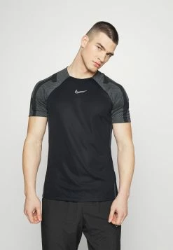 Nike Performance STRIKE - Print T-shirt - Black/anthracite/white
