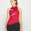 Nike Performance TANK - Top - Pomegranate/washed Teal/white