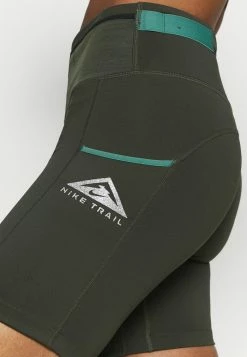 Nike Performance W NK EPIC LUXE SHORT TRAIL - Leggings - Olive -Nike Performance store 4929fc9bb68c43539764b4cd9f04ac68