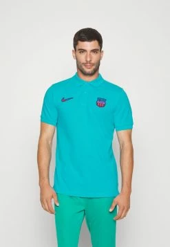 Nike Performance FC BARCELONA POLO - Polo Shirt - Oracle Aqua/obsidian/signal Blue