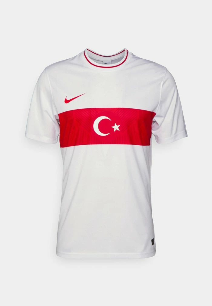 Nike Performance TURKEY HOME - Football Shirt - White/university Red 5 Nike Performance TURKEY HOME - Football Shirt - White/university Red - Image 5