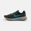 Nike Performance REVOLUTION 6 NN - Neutral Running Shoes - Black/laser Blue/cobblestone/bright Crimson
