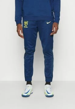 Nike Performance BRASIL CBF TRAVEL PANT - National Team Wear - Coastal Blue/green Spark/dynamic Yellow