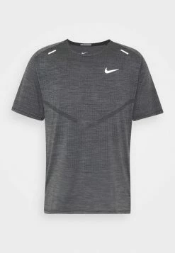Nike Performance TECHKNIT ULTRA - Print T-shirt - Black/white/silver -Nike Performance store 4a67925c72744d918d7fe477e52bd441