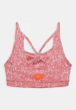Nike Performance NK INDY BRA - Sports Bra - Pink Salt/rush Orange/(rush Orange)