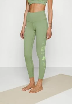 Nike Performance Leggings - Oil Green/iron Grey