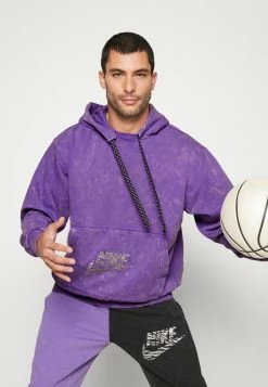 Nike Performance DRY FIT STANDARD HOODIE - Hoodie - Action Grape/black/black/metallic Silver -Nike Performance store 4b80636fc2eb41a79757e50ed9026fae