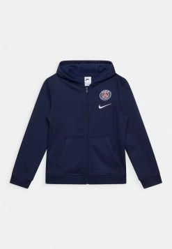 Nike Performance PARIS GERMAIN HOODIE CLUB - Club Wear - Midnight Navy/white