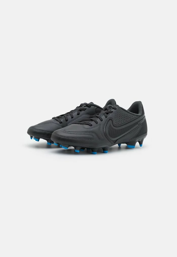 Nike Performance TIEMPO LEGEND 9 CLUB FG/MG - Moulded Stud Football Boots - Black/summit White/light Photo Blue 2 Nike Performance TIEMPO LEGEND 9 CLUB FG/MG - Moulded Stud Football Boots - Black/summit White/light Photo Blue - Image 2