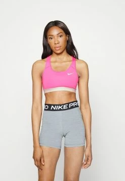 Nike Performance BAND BRA - Medium Support Sports Bra - Pinksicle/pink Oxford