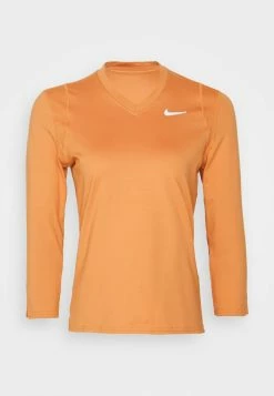 Nike Performance Long Sleeved Top - Hot Curry/white