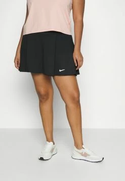 Nike Performance COURT VICTORY SKIRT FLOUNCY PLUS - Sports Skirt - Black/white