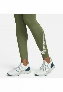 Nike Performance RUN - Leggings - Medium Olive White -Nike Performance store 4cf27aea367f46608dca012f873c1504