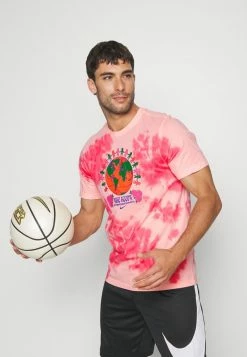 Nike Performance TEE BBALL - Print T-shirt - Bleached Coral -Nike Performance store 4dbea96d1d0b41628d4ce6fa4b589218